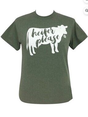 Girlie Girl Originals Heifer Please Tee Size 2X